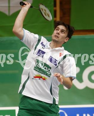 Badminton Bundesliga. ASKOE Kelag Kaernten gegen Dornbirn. Vangelov Metodiev. Klagenfurt, am 12.10.2008.
Foto: Kuess

---
pressefotos, pressefotografie, kuess, qs, qspictures, sport, bild, bilder, bilddatenbank