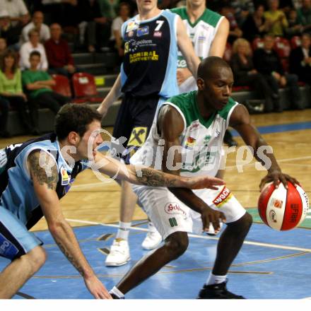 Basketball Bundesliga. Woerthersee Piraten gegen UBC St. Poelten. Brandon Hartley (Piraten).  Klagenfurt, 26.10.2008
Copyright Kuess

---
pressefotos, pressefotografie, kuess, qs, qspictures, sport, bild, bilder, bilddatenbank