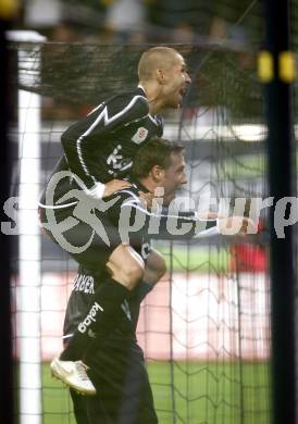 Fussball. Tipp3-Bundesliga. SK Austria Kelag Kaernten gegen LASK. 1:0 fuer Kaernten Maier Santos Thiago Schumacher, Patrick Wolf. Klagenfurt, 26.10.2008
Copyright Kuess

---
pressefotos, pressefotografie, kuess, qs, qspictures, sport, bild, bilder, bilddatenbank