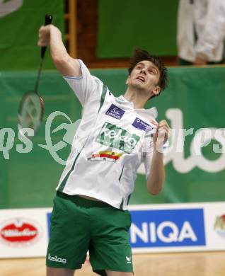 Badminton Bundesliga. ASKOE Kelag Kaernten gegen Dornbirn. Vangelov  Metodiev. Klagenfurt, am 12.10.2008.
Foto: Kuess

---
pressefotos, pressefotografie, kuess, qs, qspictures, sport, bild, bilder, bilddatenbank