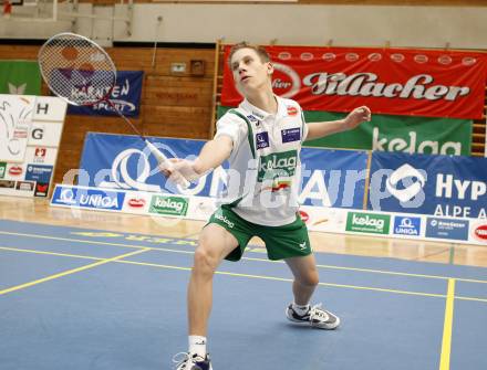 Badminton Bundesliga. ASKOE Kelag Kaernten gegen Dornbirn. Dominik Trojan. Klagenfurt, am 12.10.2008.
Foto: Kuess

---
pressefotos, pressefotografie, kuess, qs, qspictures, sport, bild, bilder, bilddatenbank