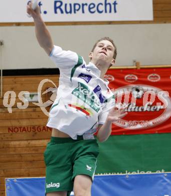 Badminton Bundesliga. ASKOE Kelag Kaernten gegen Dornbirn. Dominik Trojan. Klagenfurt, am 12.10.2008.
Foto: Kuess

---
pressefotos, pressefotografie, kuess, qs, qspictures, sport, bild, bilder, bilddatenbank