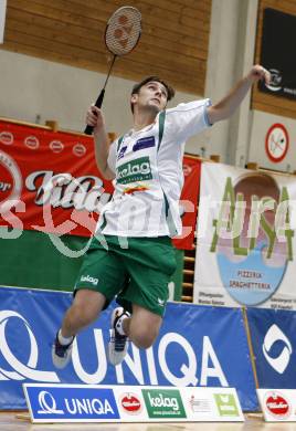 Badminton Bundesliga. ASKOE Kelag Kaernten gegen Dornbirn. Vangelov Metodiev. Klagenfurt, am 12.10.2008.
Foto: Kuess

---
pressefotos, pressefotografie, kuess, qs, qspictures, sport, bild, bilder, bilddatenbank