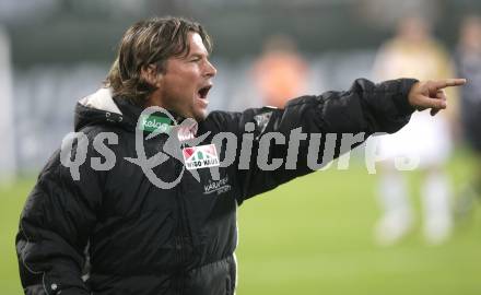 Fussball. Tipp3-Bundesliga. SK Austria Kelag Kaernten gegen LASK. Trainer Frenkie Schinkels (Kaernten). Klagenfurt, 26.10.2008
Copyright Kuess

---
pressefotos, pressefotografie, kuess, qs, qspictures, sport, bild, bilder, bilddatenbank