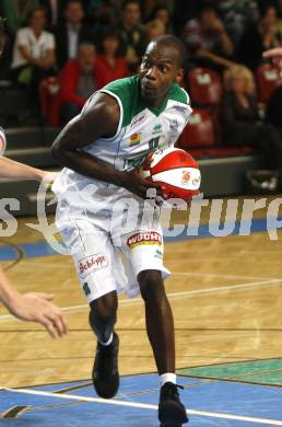 Basketball Bundesliga. Woerthersee Piraten gegen UBC St. Poelten. Brandon Hartley,  (Piraten).  Klagenfurt, 26.10.2008
Copyright Kuess

---
pressefotos, pressefotografie, kuess, qs, qspictures, sport, bild, bilder, bilddatenbank