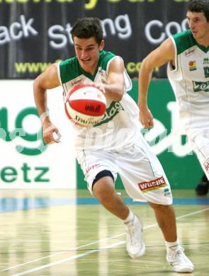 Basketball Bundesliga. Woerthersee Piraten gegen UBC St. Poelten. Marco Breithuber  (Piraten).  Klagenfurt, 26.10.2008
Foto: Nadja Kuess

---
pressefotos, pressefotografie, kuess, qs, qspictures, sport, bild, bilder, bilddatenbank