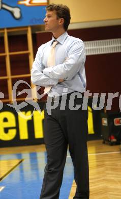 Basketball Bundesliga. Woerthersee Piraten gegen UBC St. Poelten. Trainer Matthias  Fischer (Piraten).  Klagenfurt, 26.10.2008
Copyright Kuess

---
pressefotos, pressefotografie, kuess, qs, qspictures, sport, bild, bilder, bilddatenbank