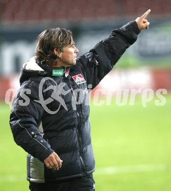 Fussball. Tipp3-Bundesliga. SK Austria Kelag Kaernten gegen LASK. Trainer Frenkie Schinkels (Kaernten). Klagenfurt, 26.10.2008
Copyright Kuess

---
pressefotos, pressefotografie, kuess, qs, qspictures, sport, bild, bilder, bilddatenbank