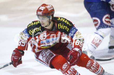 EBEL. Eishockey Bundesliga. EC KAC gegen EC VSV. Raphael Herburger (KAC). Klagenfurt, am 19.10.2008.
Foto: Kuess

---
pressefotos, pressefotografie, kuess, qs, qspictures, sport, bild, bilder, bilddatenbank
