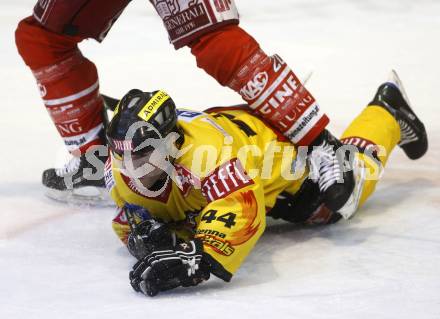 EBEL. Eishockey Bundesliga. KAC gegen Vienna Capitals. Marc tropper (Vienna). Klagenfurt, am 28.10.2008.
Foto: Kuess 

---
pressefotos, pressefotografie, kuess, qs, qspictures, sport, bild, bilder, bilddatenbank