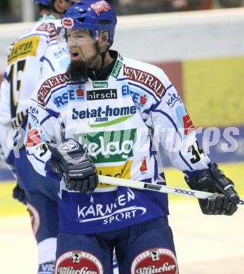 EBEL. Eishockey Bundesliga. EC KAC gegen EC VSV. Markus Peintner (VSV). Klagenfurt, am 19.10.2008.
Foto: Kuess

---
pressefotos, pressefotografie, kuess, qs, qspictures, sport, bild, bilder, bilddatenbank