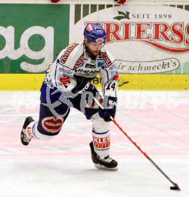 EBEL. Eishockey Bundesliga. VSV gegen HK Acroni Jesenice. MAPLETOFT Justin  (VSV). Villach, am 28.10.2008.
Foto: Kuess

---
pressefotos, pressefotografie, kuess, qs, qspictures, sport, bild, bilder, bilddatenbank