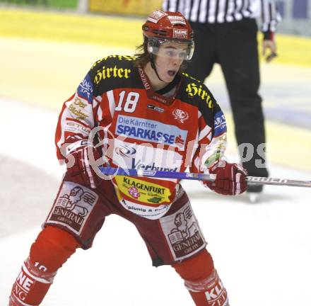 EBEL. Eishockey Bundesliga. KAC gegen Vienna Capitals. Silvio Jakobitsch (KAC). Klagenfurt, am 28.10.2008.
Foto: Kuess 

---
pressefotos, pressefotografie, kuess, qs, qspictures, sport, bild, bilder, bilddatenbank