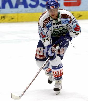 EBEL. Eishockey Bundesliga. EC VSV gegen Red Bull Salzburg. Guenther Lanzinger (VSV). Villach, am 30.10.2008.
Foto: Kuess

---
pressefotos, pressefotografie, kuess, qs, qspictures, sport, bild, bilder, bilddatenbank