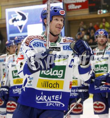 EBEL. Eishockey Bundesliga. EC VSV gegen Red Bull Salzburg. Jubel Mike Stewart. Villach, am 30.10.2008.
Foto: Kuess

---
pressefotos, pressefotografie, kuess, qs, qspictures, sport, bild, bilder, bilddatenbank