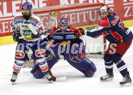 EBEL. Eishockey Bundesliga. EC VSV gegen Red Bull Salzburg. Markus Peintner, (VSV),  Jordan Parise, Victor Lindgren (Salzburg). Villach, am 30.10.2008.
Foto: Kuess

---
pressefotos, pressefotografie, kuess, qs, qspictures, sport, bild, bilder, bilddatenbank