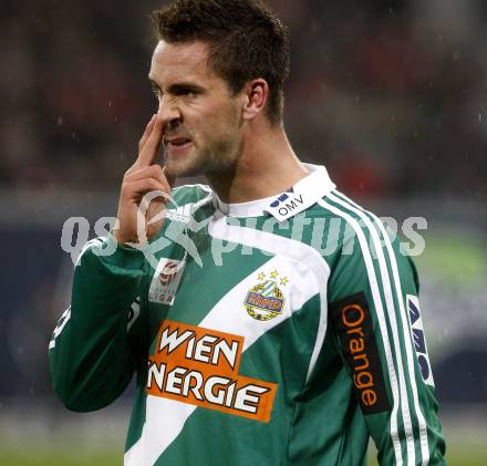 Fussball. Tipp3-Bundesliga. SK Austria Kelag Kaernten  gegen Rapid Wien. Stefan Maierhofer (Rapid). Klagenfurt, 4.11.2008. 
Copyright Kuess

---
pressefotos, pressefotografie, kuess, qs, qspictures, sport, bild, bilder, bilddatenbank