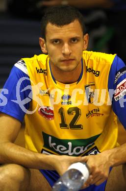 Volleyball. GM Capital Challenge Cup. SK Aich/Dob gegen Chenois Genève Volley (SUI). Bencz Milan (Aich). Prevalje 5.11.2008.
Copyright Kuess

---
pressefotos, pressefotografie, kuess, qs, qspictures, sport, bild, bilder, bilddatenbank