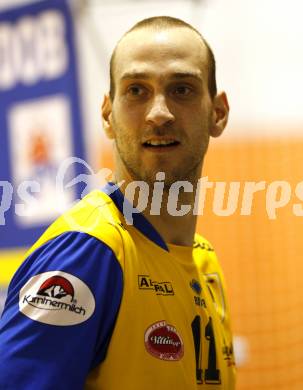 Volleyball. GM Capital Challenge Cup. SK Aich/Dob gegen Chenois Genève Volley (SUI). Martin Bencic (Aich). Prevalje 5.11.2008.
Copyright Kuess

---
pressefotos, pressefotografie, kuess, qs, qspictures, sport, bild, bilder, bilddatenbank