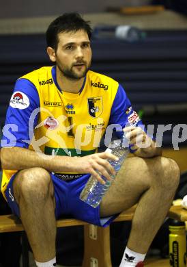 Volleyball. GM Capital Challenge Cup. SK Aich/Dob gegen Chenois Genève Volley (SUI). David Slatinsek (Aich). Prevalje 5.11.2008.
Copyright Kuess

---
pressefotos, pressefotografie, kuess, qs, qspictures, sport, bild, bilder, bilddatenbank