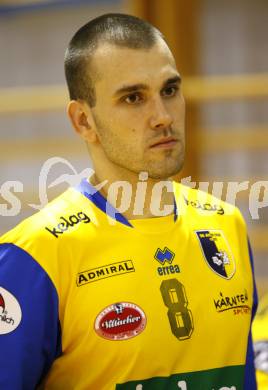 Volleyball. GM Capital Challenge Cup. SK Aich/Dob gegen Chenois Genève Volley (SUI). Ivo Kenderov (Aich). Prevalje 5.11.2008.
Copyright Kuess

---
pressefotos, pressefotografie, kuess, qs, qspictures, sport, bild, bilder, bilddatenbank