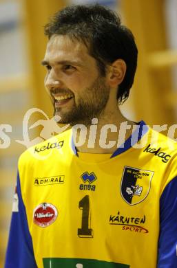 Volleyball. GM Capital Challenge Cup. SK Aich/Dob gegen Chenois Genève Volley (SUI).David Slatinsek (Aich). Prevalje 5.11.2008.
Copyright Kuess

---
pressefotos, pressefotografie, kuess, qs, qspictures, sport, bild, bilder, bilddatenbank