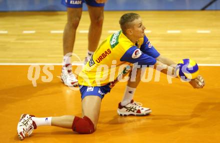 Volleyball. GM Capital Challenge Cup. SK Aich/Dob gegen Chenois Genève Volley (SUI). Aleksey Sanko (Aich). Prevalje 5.11.2008.
Copyright Kuess

---
pressefotos, pressefotografie, kuess, qs, qspictures, sport, bild, bilder, bilddatenbank