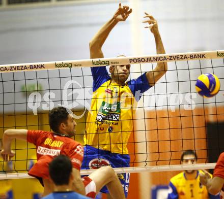 Volleyball. GM Capital Challenge Cup. SK Aich/Dob gegen Chenois Genève Volley (SUI). Martin Bencic (Aich). Prevalje 5.11.2008.
Copyright Kuess

---
pressefotos, pressefotografie, kuess, qs, qspictures, sport, bild, bilder, bilddatenbank