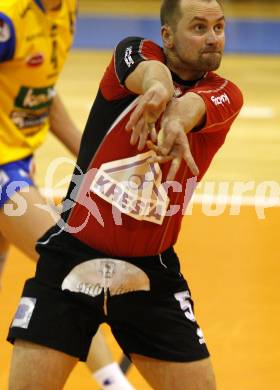 Volleyball. GM Capital Challenge Cup. SK Aich/Dob gegen Chenois Genève Volley (SUI). Martin Pipa (Aich). Prevalje 5.11.2008.
Copyright Kuess

---
pressefotos, pressefotografie, kuess, qs, qspictures, sport, bild, bilder, bilddatenbank