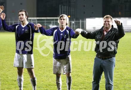 Fussball. Regionalliga. FC Kaernten gegen ASK Voitsberg. Murat Veliu, Hans Christian Rabl, Josef Steindorfer (FCK).
Klagenfurt, 7.11.2008
Copyright Kuess

---
pressefotos, pressefotografie, kuess, qs, qspictures, sport, bild, bilder, bilddatenbank