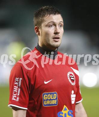 Fussball. Regionalliga. FC Kaernten gegen ASK Voitsberg. Robert Statthaler (Voitsberg).
Klagenfurt, 7.11.2008
Copyright Kuess

---
pressefotos, pressefotografie, kuess, qs, qspictures, sport, bild, bilder, bilddatenbank