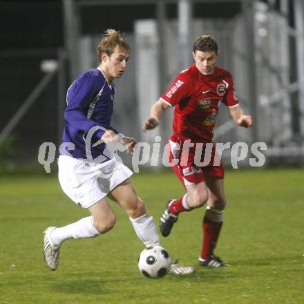 Fussball. Regionalliga. FC Kaernten gegen ASK Voitsberg. Danijel Micicl (FCK), Werner Zoisl (Voitsberg).
Klagenfurt, 7.11.2008
Copyright Kuess

---
pressefotos, pressefotografie, kuess, qs, qspictures, sport, bild, bilder, bilddatenbank