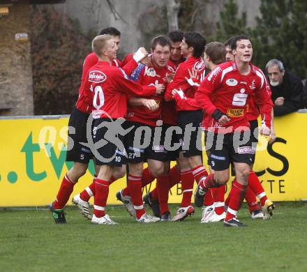 Fussball. Regionalliga. SAK gegen TSV Hartberg. Torjubel (Hartberg).
Klagenfurt, 8.11.2008
Copyright Kuess

---
pressefotos, pressefotografie, kuess, qs, qspictures, sport, bild, bilder, bilddatenbank