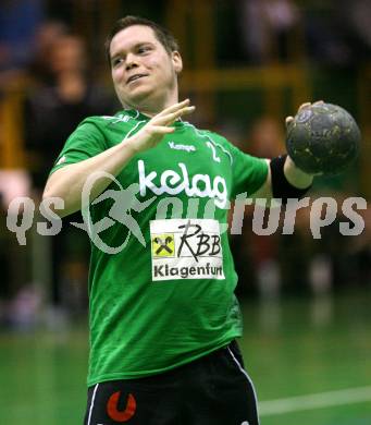 Handball Bundesliga. HCK59 gegen SVVW Klagenfurt. Florian Pontasch (HCK). Klagenfurt, am 8.11.2008.
Copyright Kuess

---
pressefotos, pressefotografie, kuess, qs, qspictures, sport, bild, bilder, bilddatenbank