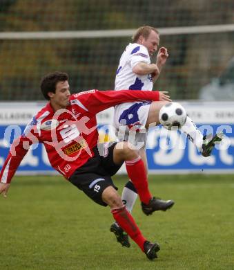 Fussball. Regionalliga. SAK gegen TSV Hartberg. Sadjak Simon (SAK), Harrer Fabian (Hartberg). Klagenfurt, 8.11.2008
Copyright Kuess

---
pressefotos, pressefotografie, kuess, qs, qspictures, sport, bild, bilder, bilddatenbank