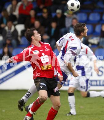 Fussball. Regionalliga. SAK gegen TSV Hartberg. Neidhardt Claus (SAK), Buerger Patrick (Hartberg).
Klagenfurt, 8.11.2008
Copyright Kuess

---
pressefotos, pressefotografie, kuess, qs, qspictures, sport, bild, bilder, bilddatenbank