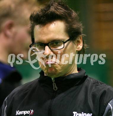 Handball Bundesliga. HCK59 gegen SVVW Klagenfurt. Trainer Michael Pontasch-Mueller (HCK). Klagenfurt, am 8.11.2008.
Copyright Kuess

---
pressefotos, pressefotografie, kuess, qs, qspictures, sport, bild, bilder, bilddatenbank