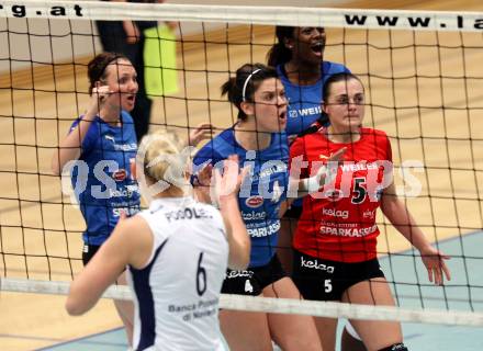 Volleyball MEVZA. ATSC Wildcats gegen Asystel Novara. HAAS Emily, EVANS Lauren, PRAEPROST Maja (Wildcats). Klagenfurt, 12.11.2008
Foto: Nadja Kuess

---
pressefotos, pressefotografie, kuess, qs, qspictures, sport, bild, bilder, bilddatenbank