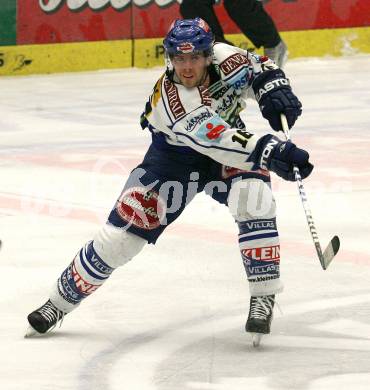 EBEL. Eishockey Bundesliga. EC Pasut VSV gegen HDD TILIA Olimpija Ljubljana (Laibach). Dan Cavanaugh (VSV). Villach, am 11.11.2008.
Foto: Nadja Kuess
---
pressefotos, pressefotografie, kuess, qs, qspictures, sport, bild, bilder, bilddatenbank