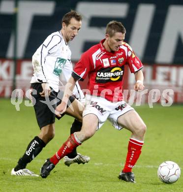 Fussball. Tipp3-Bundesliga. SK Austria Kelag Kaernten  gegen Cashpoint SCR Altach. Manuel Ortlechner (Austria Kaernten). Klagenfurt, 12.11.2008. 
Copyright Kuess

---
pressefotos, pressefotografie, kuess, qs, qspictures, sport, bild, bilder, bilddatenbank