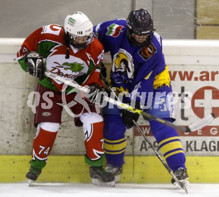 Dameneishockey. DEBL. DEC Dragons Klagenfurt gegen Gipsy Girls Villach. Lisa Waldner (Dragons), Petra Muralt (Gipsy Girls). Klagenfurt, 11.11.2008.
Foto: Kuess
---
pressefotos, pressefotografie, kuess, qs, qspictures, sport, bild, bilder, bilddatenbank