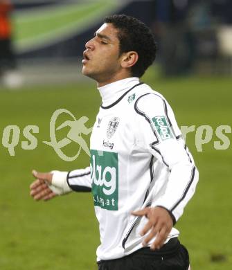 Fussball. Tipp3-Bundesliga. SK Austria Kelag Kaernten  gegen Cashpoint SCR Altach. Rocha Sobrinho Filho Adi  (Austria Kaernten). Klagenfurt, 12.11.2008. 
Copyright Kuess

---
pressefotos, pressefotografie, kuess, qs, qspictures, sport, bild, bilder, bilddatenbank