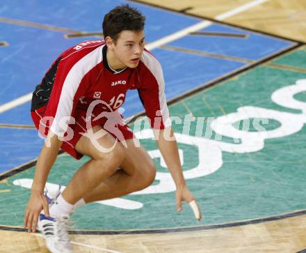 Volleyball Europacup. VBK Lowen gegen LM Tourcoing. Simon Fruehbauer (VBK Loewen). Klagenfurt, am 13.11.2008.
Foto: Kuess
---
pressefotos, pressefotografie, kuess, qs, qspictures, sport, bild, bilder, bilddatenbank