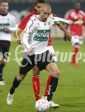 Fussball. Tipp3-Bundesliga. SK Austria Kelag Kaernten  gegen Cashpoint SCR Altach. Patrick Wolf  (Austria Kaernten). Klagenfurt, 12.11.2008. 
Copyright Kuess

---
pressefotos, pressefotografie, kuess, qs, qspictures, sport, bild, bilder, bilddatenbank