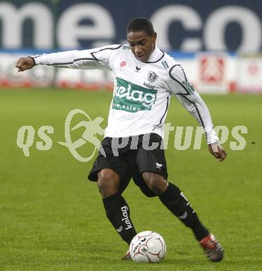 Fussball. Tipp3-Bundesliga. SK Austria Kelag Kaernten  gegen Cashpoint SCR Altach. Sandro Da Silva Jose (Austria Kaernten). Klagenfurt, 12.11.2008. 
Copyright Kuess

---
pressefotos, pressefotografie, kuess, qs, qspictures, sport, bild, bilder, bilddatenbank