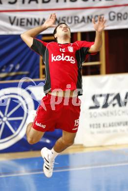 Volleyball Europacup. VBK Lowen gegen LM Tourcoing. Jacob Schud (VBK Loewen). Klagenfurt, am 13.11.2008.
Foto: Kuess
---
pressefotos, pressefotografie, kuess, qs, qspictures, sport, bild, bilder, bilddatenbank