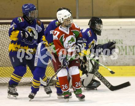 Dameneishockey. DEBL. DEC Dragons Klagenfurt gegen Gipsy Girls Villach. Stubner Sabrina (Dragons), Claudia Madrutter, Mosser Sabrina, Anja Jersin (Gipsy Girls). Klagenfurt, 11.11.2008.
Foto: Kuess
---
pressefotos, pressefotografie, kuess, qs, qspictures, sport, bild, bilder, bilddatenbank