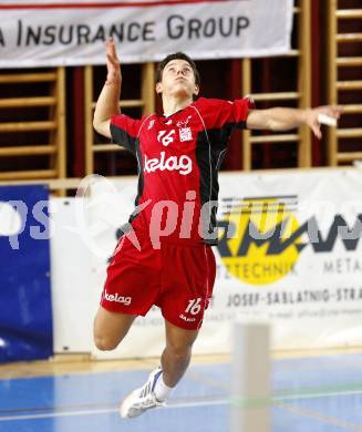 Volleyball Europacup. VBK Lowen gegen LM Tourcoing. Simon Fruehbauer (VBK Loewen). Klagenfurt, am 13.11.2008.
Foto: Kuess
---
pressefotos, pressefotografie, kuess, qs, qspictures, sport, bild, bilder, bilddatenbank