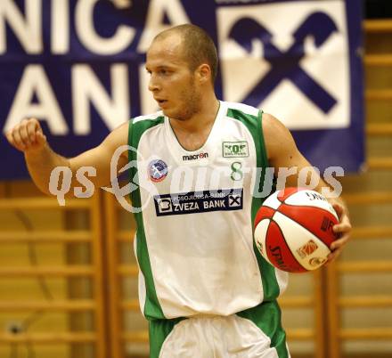 Basketball Kaerntner Liga. KOS gegen ABC Villach. Davor Sattler (KOS). Klagenfurt, am 8.11.2008.
Foto: Kuess

---
pressefotos, pressefotografie, kuess, qs, qspictures, sport, bild, bilder, bilddatenbank