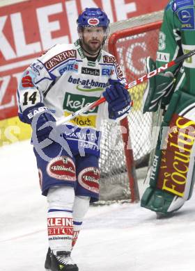 EBEL. Eishockey Bundesliga. EC Pasut VSV gegen HDD TILIA Olimpija Ljubljana (Laibach). Justin Mapletoft (VSV). Villach, am 11.11.2008.
Foto: Kuess 

---
pressefotos, pressefotografie, kuess, qs, qspictures, sport, bild, bilder, bilddatenbank